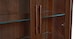 40" Glass-Wood Storage Cabinet