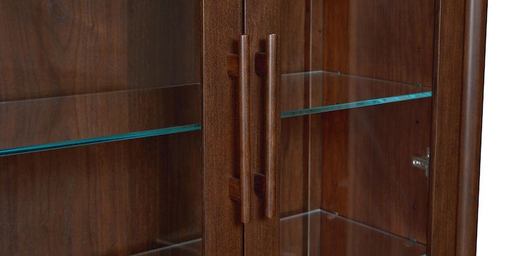 40" Glass-Wood Storage Cabinet image number 6