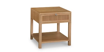 Newbury Ribbed Drawer End Table