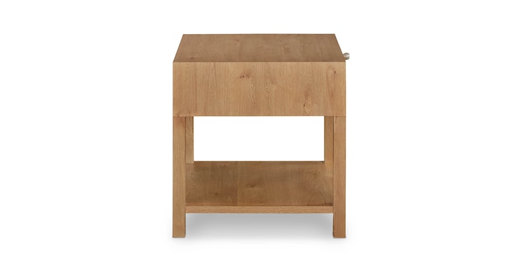 Ribbed Drawer End Table image number 6