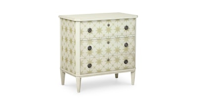 Caroline 3 Drawer Hand-Painted Accent Chest