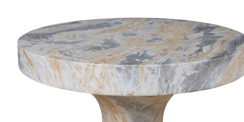 Castelli Marble Onyx Indoor + Outdoor Round Side Table image number 2