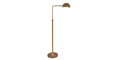 Sheldon Aged Brass Floor Lamp