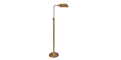 Simone Aged Brass Floor Lamp