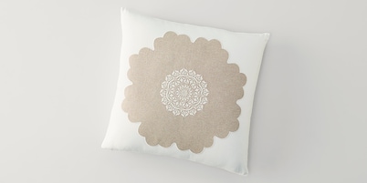 Macon Ivory/Nat Pillow Cover + Insert