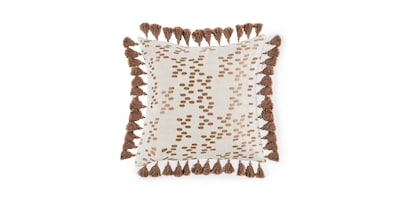 Dane Penny Brown Pillow