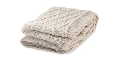 Catalina Ivory Throw