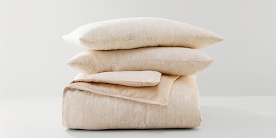 Herringbone 3 Piece Bedding Set