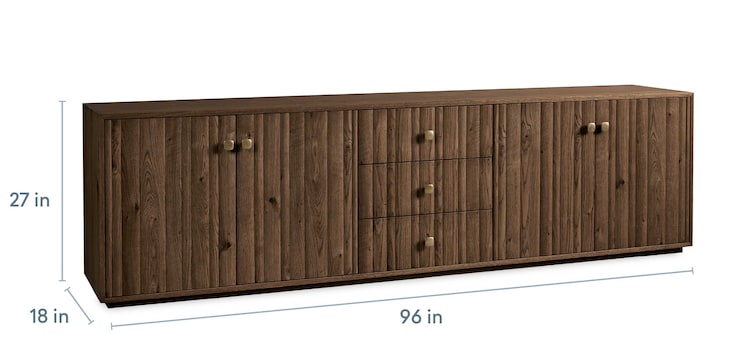 96" Media Console image number 3