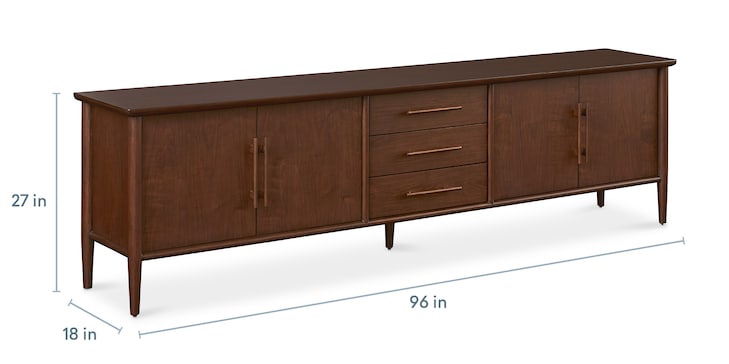 96" Media Console image number 3