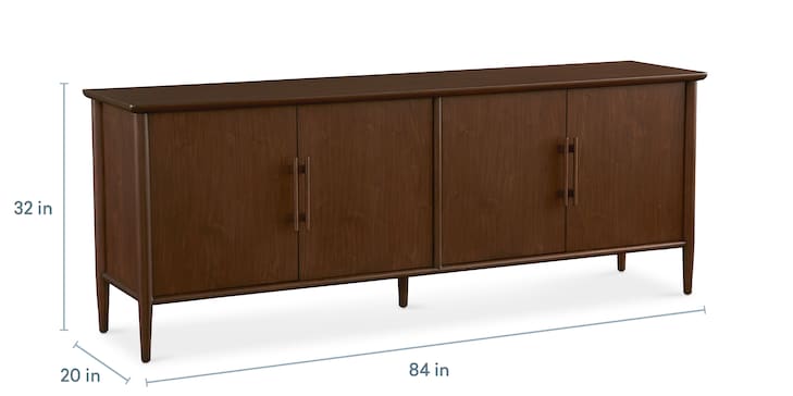 84" Closed Sideboard image number 4