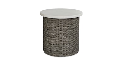 Oasis Outdoor Wicker End Table