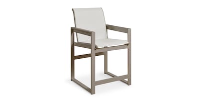 Bonavista Outdoor Track Arm Counter Stool