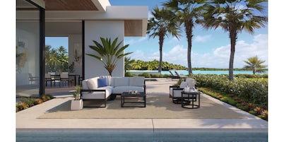 Bonavista Outdoor Track Arm Sectional