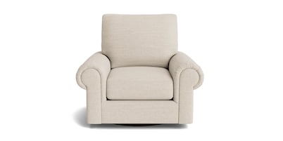 True Custom&reg; Large Panel Arm Swivel Chair