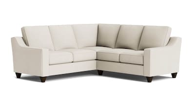 True Custom&reg; Wide Slope Arm L-Shaped Sectional