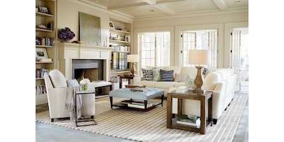 True Custom&reg; Large Track Arm L-Shaped Sectional