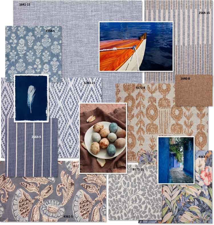 Britannia Blue swatch and color palette