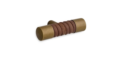 #23 Leather Wrapped T Knob