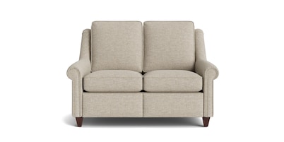 Magnificent Motion Panel Arm Reclining Loveseat