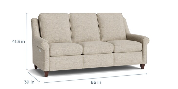 Reclining Fabric Sofa image number 3