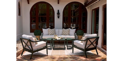 Susanna Outdoor Slope Arm Sofa