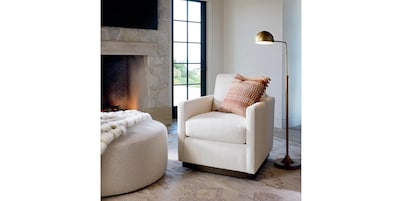 Myles Thin Track Arm Swivel Chair