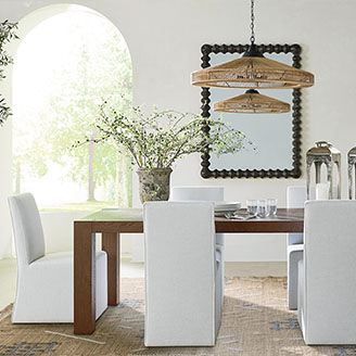 Benchmade Crossbuck Live Edge Dining Table